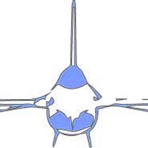 SVG DWG DXF F16 Fighting Falcon Jet Fighter cut file  for use with cnc laser glowforge water plasma circut or vinyl cutters