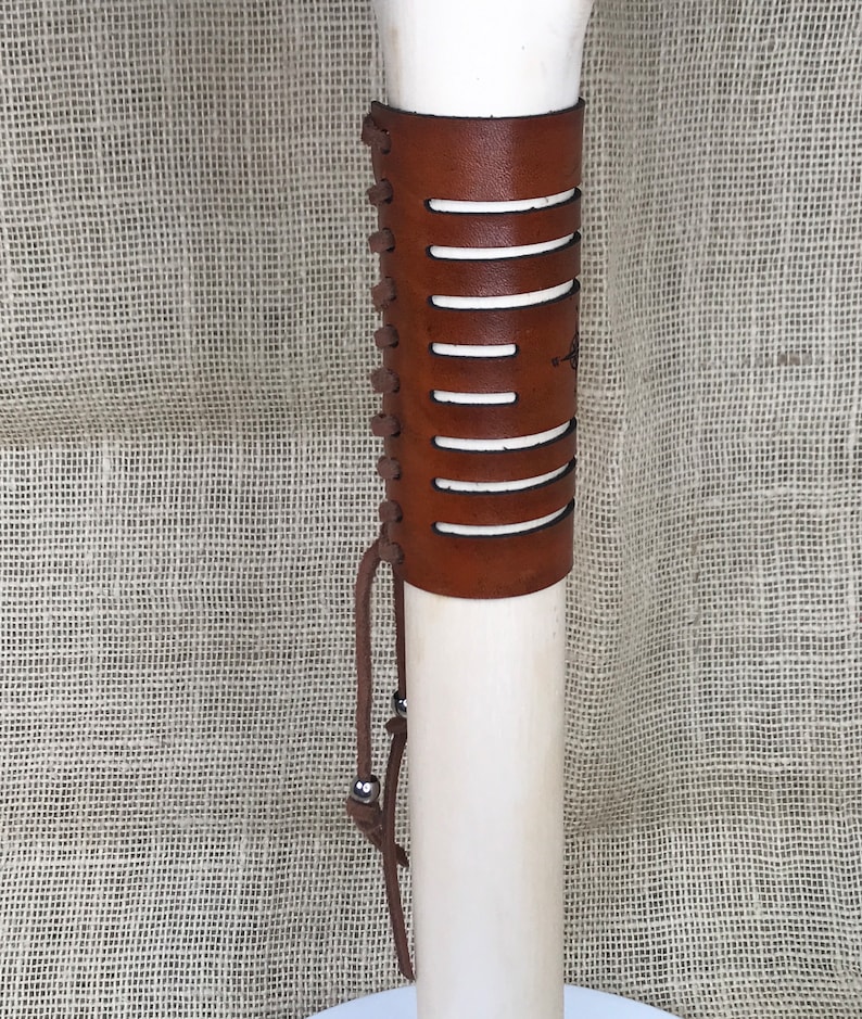 Custom Leather Walking Stick GRIP or Cane US Veteran Made USA Etsy