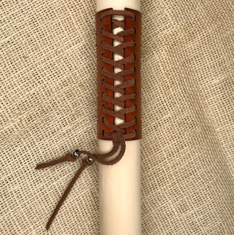 Custom Leather Walking Stick GRIP or Cane US Veteran Made USA Etsy