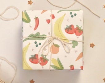 Fruits and Veggies - Gift Wrap