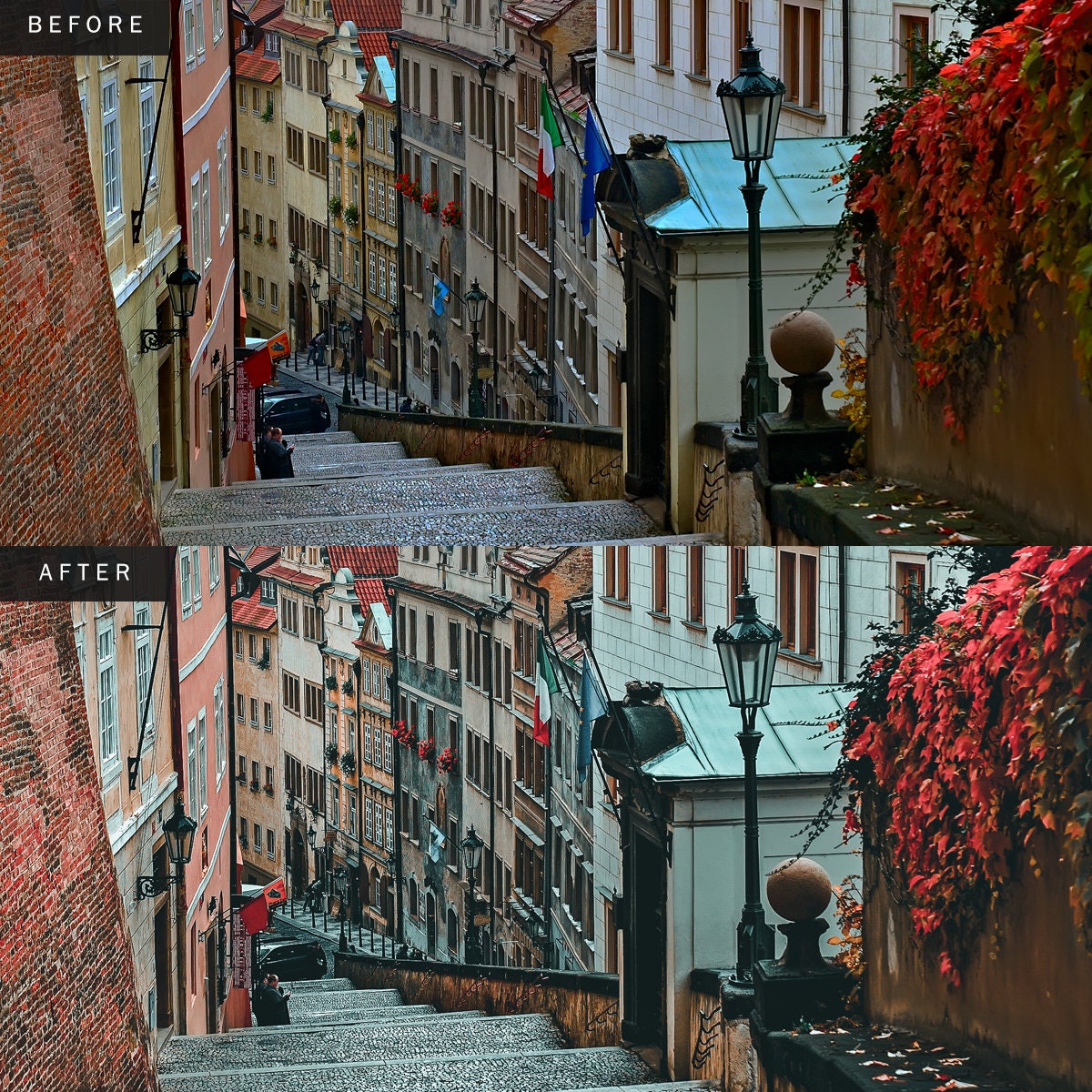10 PRAGUE Lightroom Presets for Mobile and Desktop, Architecture ...