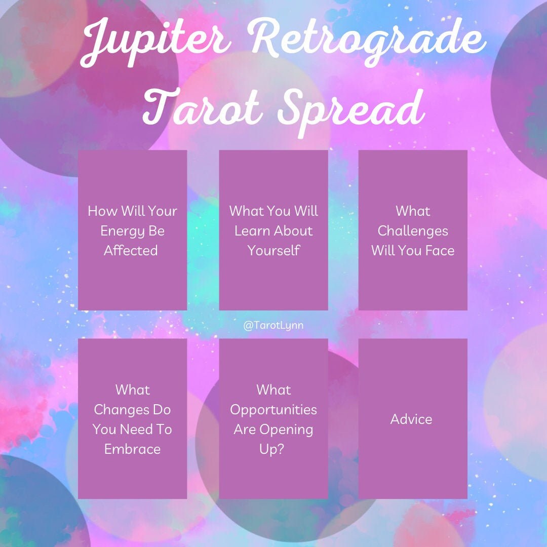 Jupiter Retrograde Tarot Reading How Will It Affect You Etsy