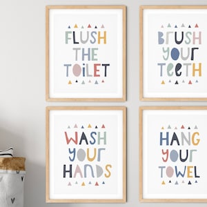 Kids Bathroom Decor Etsy
