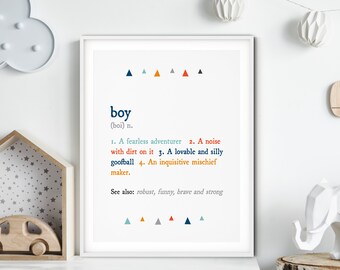 Download Boy Definition Sign Etsy