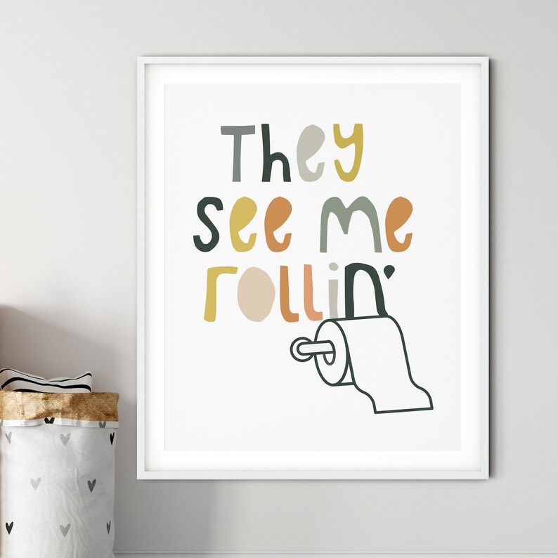 Printable Kids Toilet Signs Kids Bathroom Wall Art Kids - Etsy