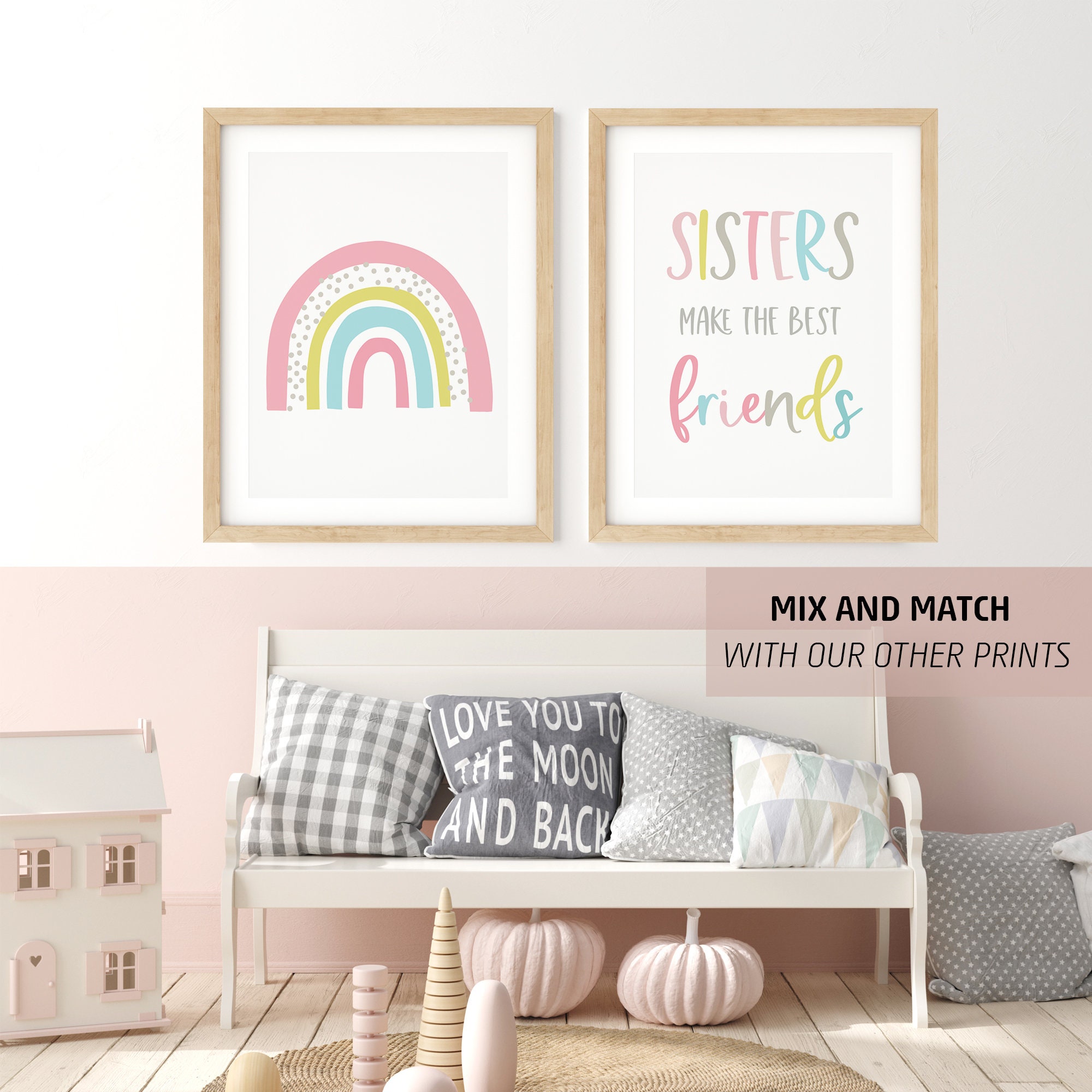 Sisters Make the Best Friends, Sister Make the Best Friends Wall Art ...