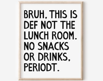 Middelbare school klas kunst aan de muur, Engelse wiskunde wetenschap poster, leraar klas regels, 5e 6e 7e 8e 9e leerjaar teken digitale DOWNLOAD