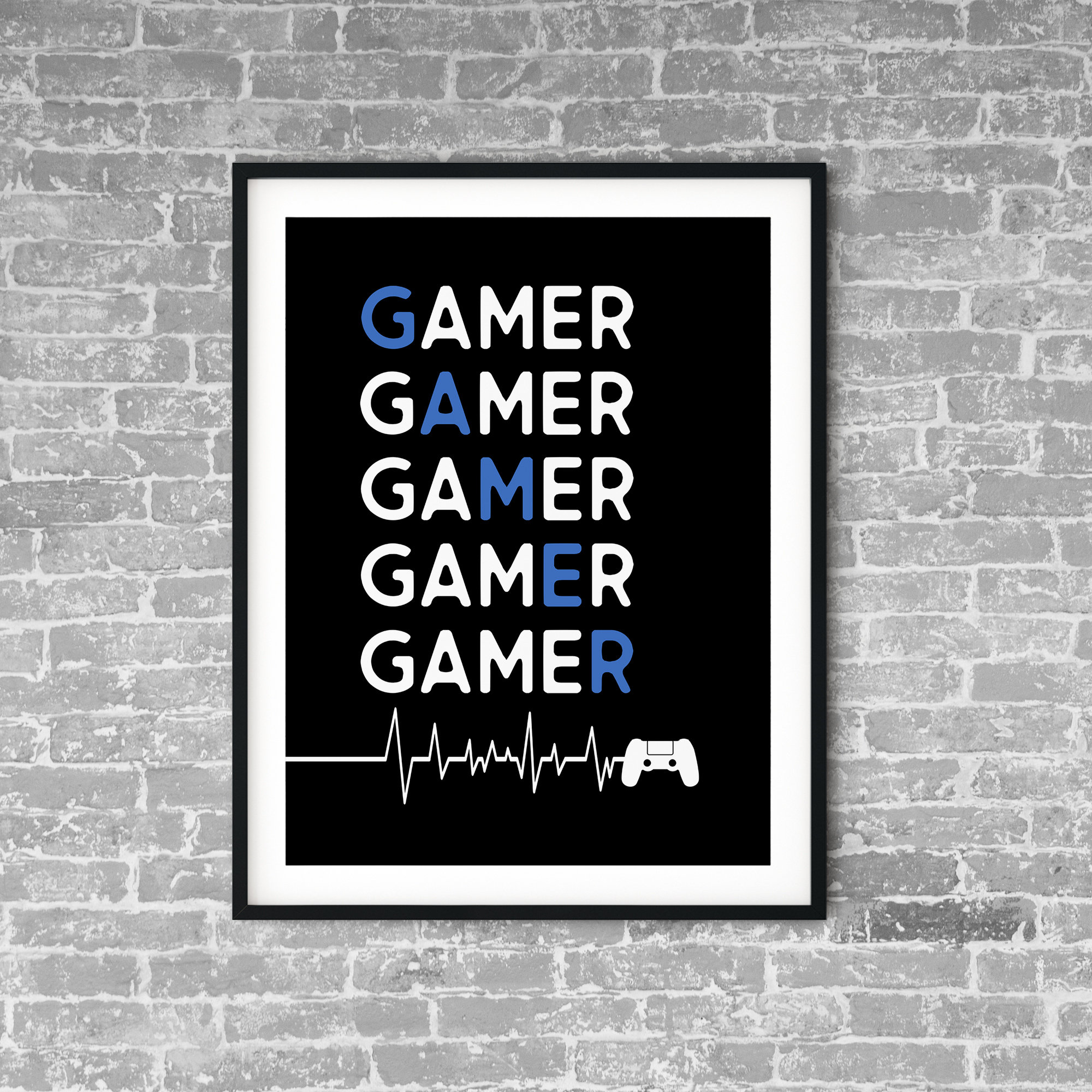 PlayStation Gamer Printable Gamer Poster Video Game Wall | Etsy