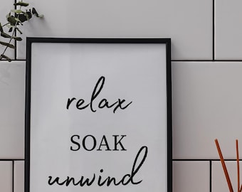 Bathroom Home Decor Bathroom Print Bathroom Poster Printable Bathroom