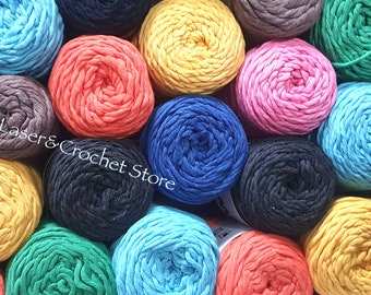 3mm Macrame Twisted Cotton Cord | Cotton Rope | Crochet Cotton Cord | DIY Craft Cord | Yarn