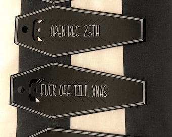 Coffin Gift Tag Reveal 5 pack