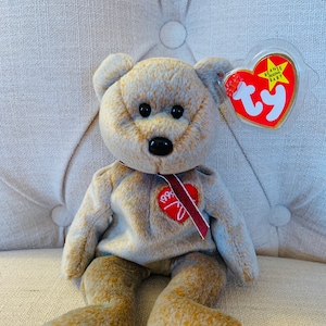 1999 Signature Bear Beanie Baby MWMT (Valuable Errors) Style 4228
