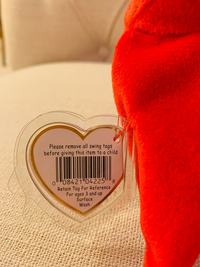 Mac Beanie Baby MWMT valuable Errors Style 4225 - Etsy