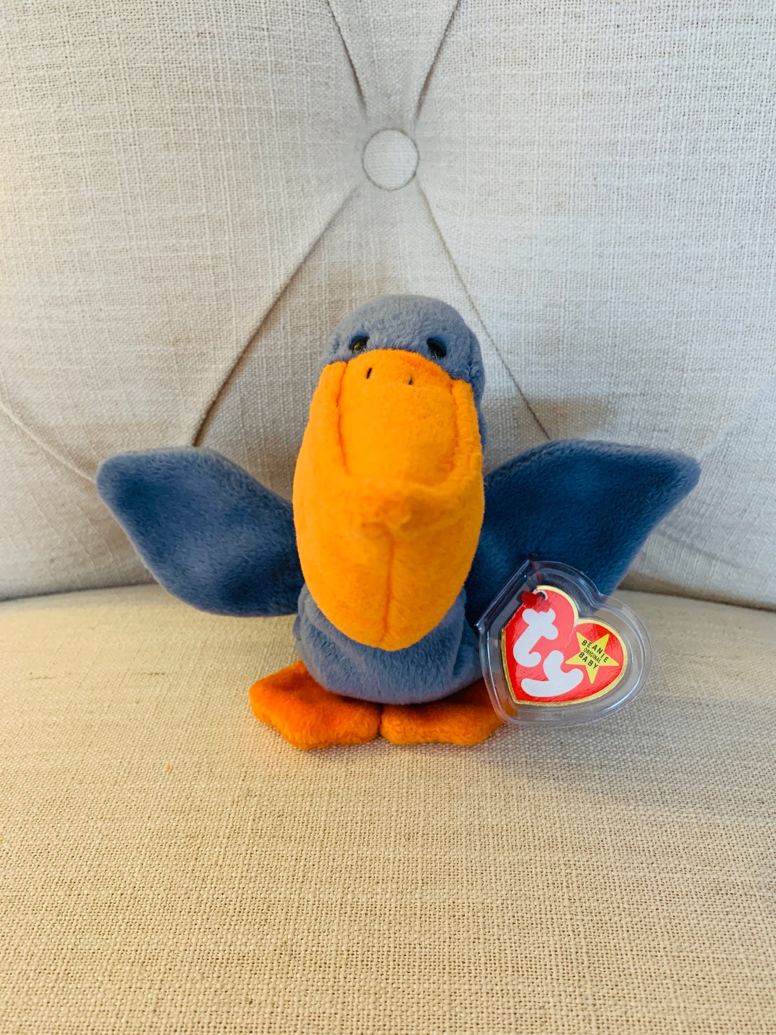 Scoop Beanie Baby MWMT valuable Errors Numeric Birthday 7-1-96 Style