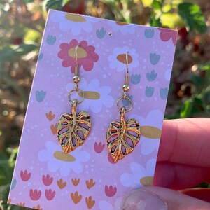 Golden Leaf Earrings