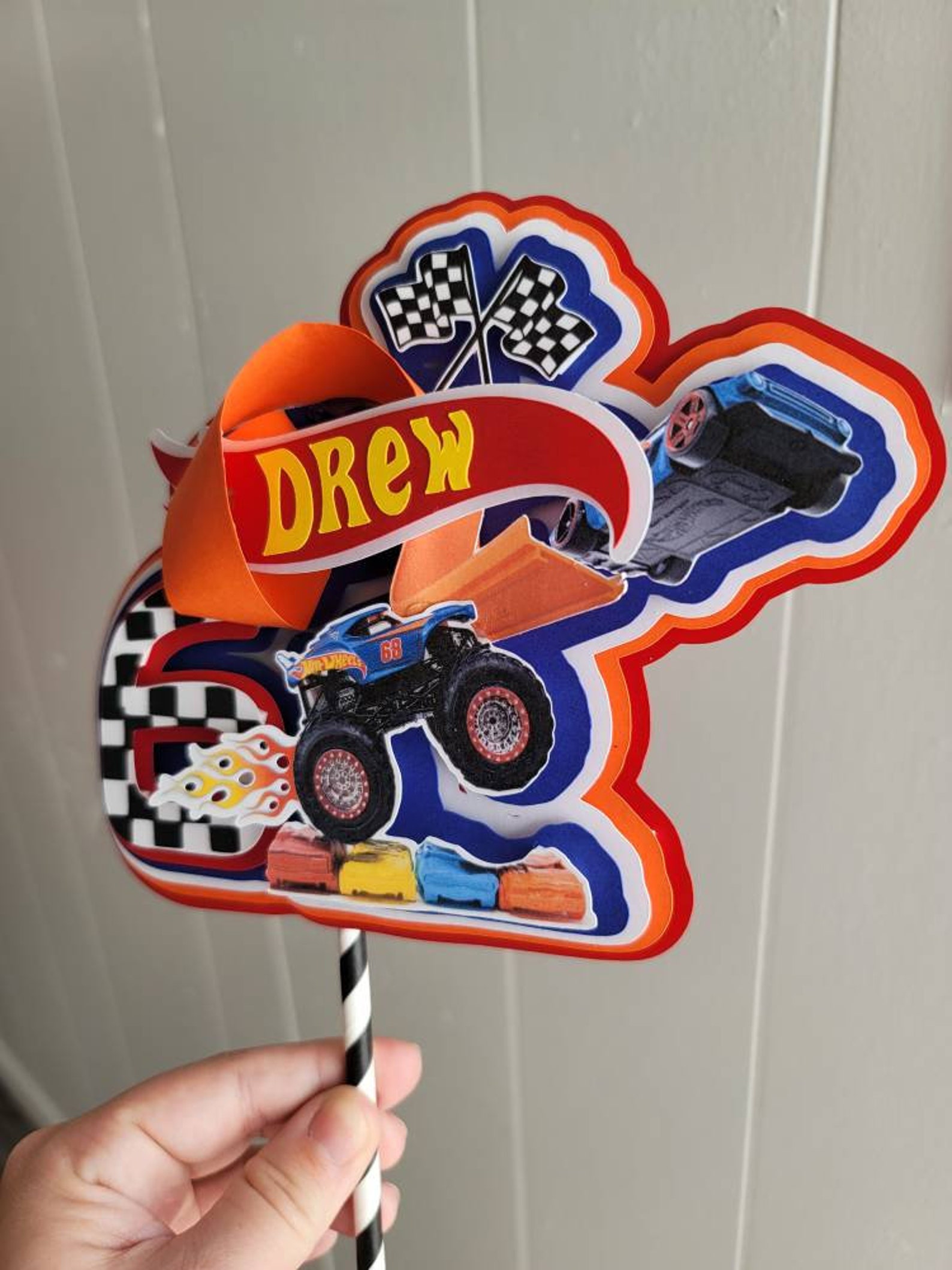 Hot Wheels Cake topper Car topper Custom Hot wheel party | Etsy