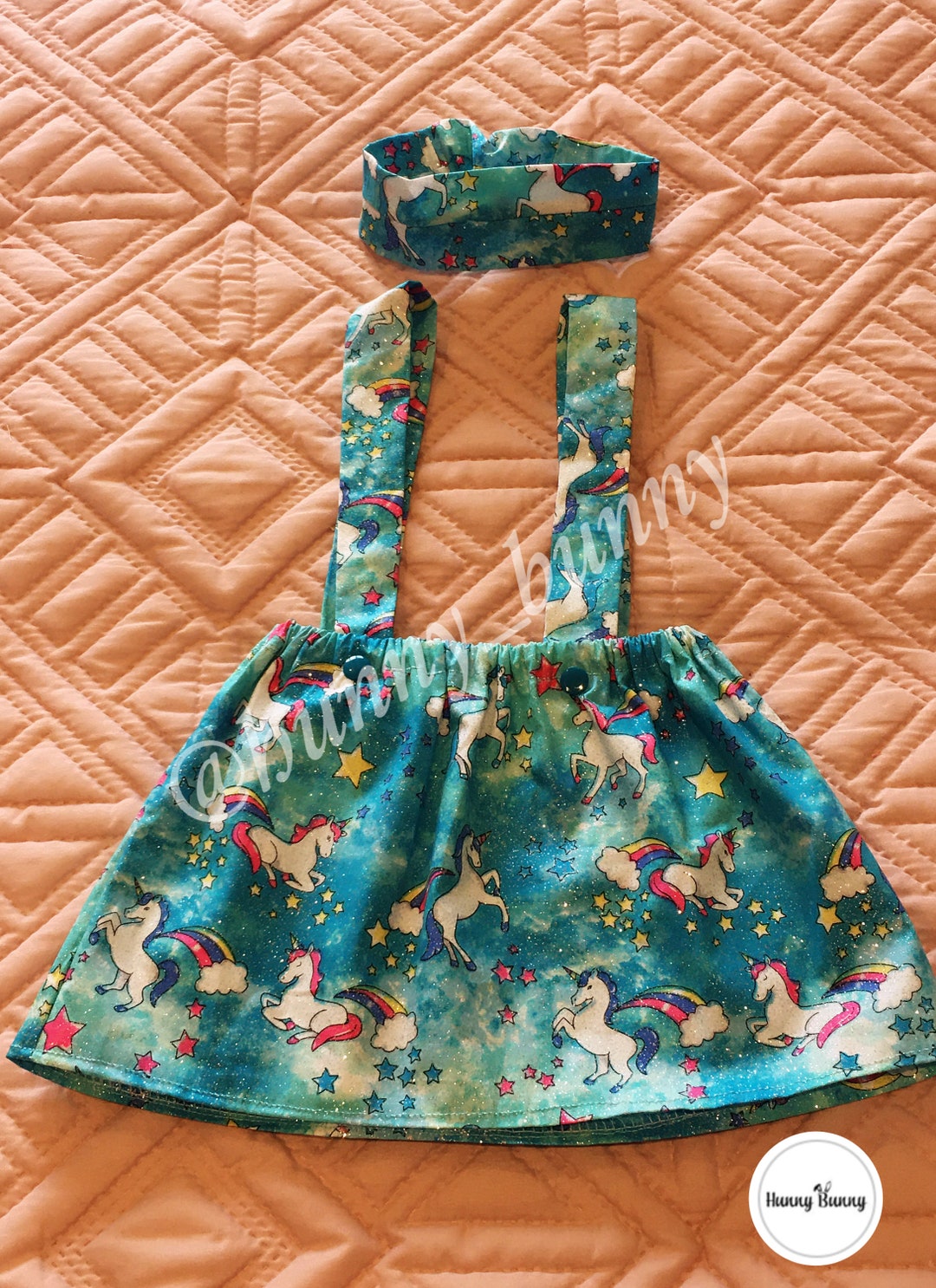 Baby Suspender Skirt and Headband Set Etsy