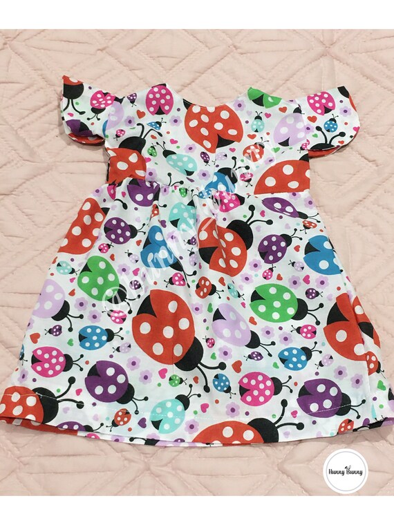 Rainbow Lady Bird Toddler Tea Dress - Etsy Rainbow Lady Bird Toddler Tea Dress - Etsy