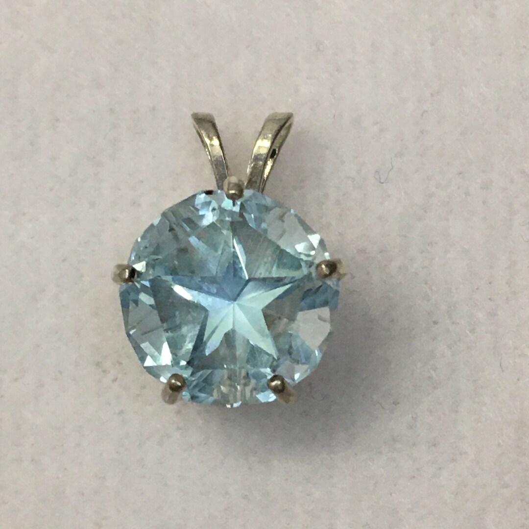 Lone Star Cut 12mm Sky Blue Topaz Etsy