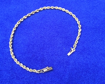 10K rope bracelet