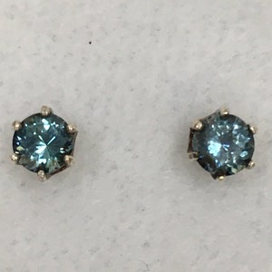 Montana Sapphire Sterling Silver Earrings