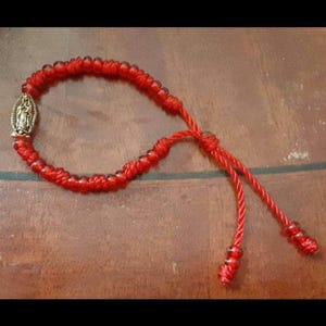 Pulsera roja Virgen de Guadalupe para bebés / Pulsera roja para bebes de la virgen de guadalupe / mal de ojo / protección / proteccion