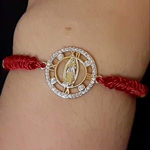 Clock Style Virgencita Bracelet