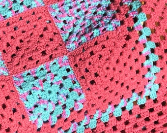 Bubblegum- Baby Blanket, Beautiful, Vintage & Unique
