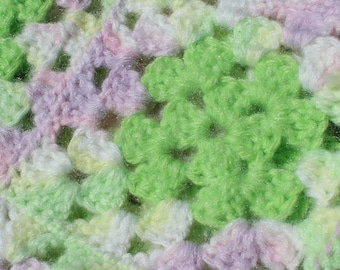 Tinkerbell - Eco Friendly, Vintage & Unique Handmade Crochet Baby Blanket