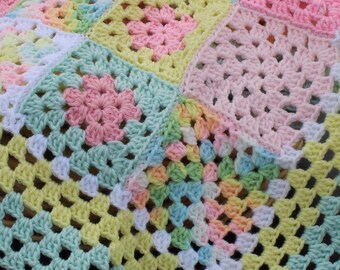 Gorgeous Garden-Baby Blanket, Beautiful, Vintage & Unique