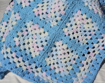 Naptime, Eco Friendly, Handmade, Crochet Baby Blanket- Beautiful, Vintage & Unique, Keepsake