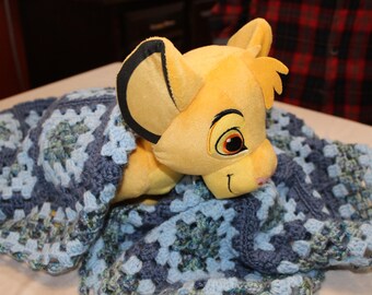 Bubble Bath, Eco Friendly, Handmade, Crochet Baby Blanket- Baby Décor, Vintage & Unique Crib- 30.5 x 36inches