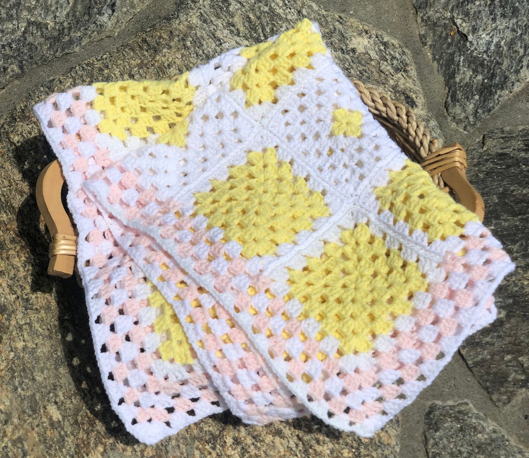 Sweet Lemonade Baby Blanket Beautiful Colorful & Unique Etsy