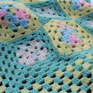 A New Bloom-Baby Blanket, Beautiful, Vintage & Unique