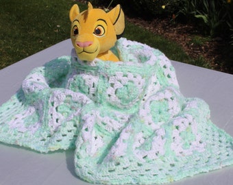 Chantilly Lace , Eco Friendly, Handmade, Crochet Blanket- Beautiful, Vintage & Unique