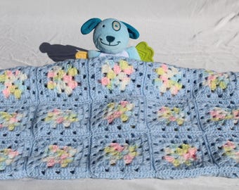 Innocence, Eco Friendly, Handmade, Crochet Baby Blanket- Baby Décor, Vintage & Unique Crib- 30.5 x 36inches