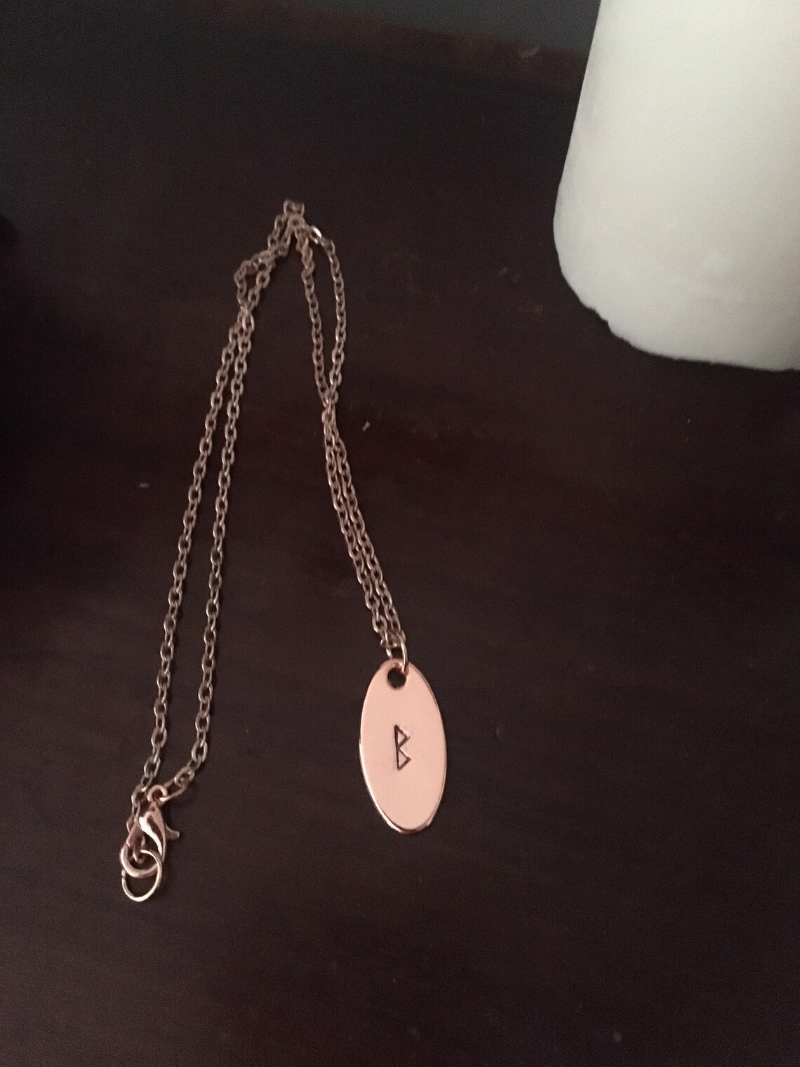 Rune Necklace Rune Pendant Runes Charm Oval Charm Wiccan - Etsy