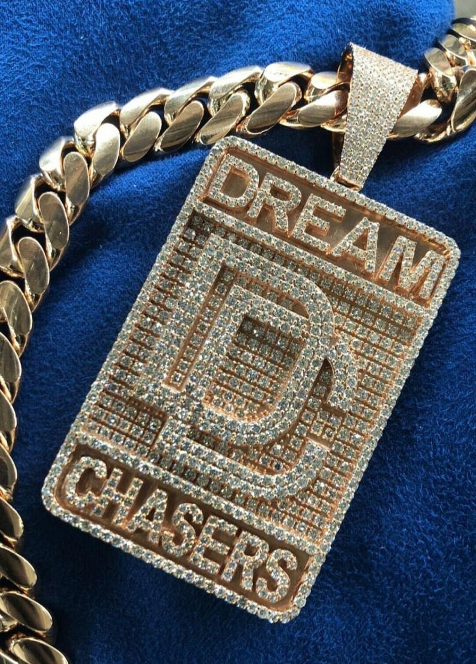 Iced Out DEF/ VVS Moissanite Diamond Custom Name Pendant For Etsy