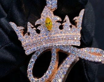 Diamond T Pendant - Etsy