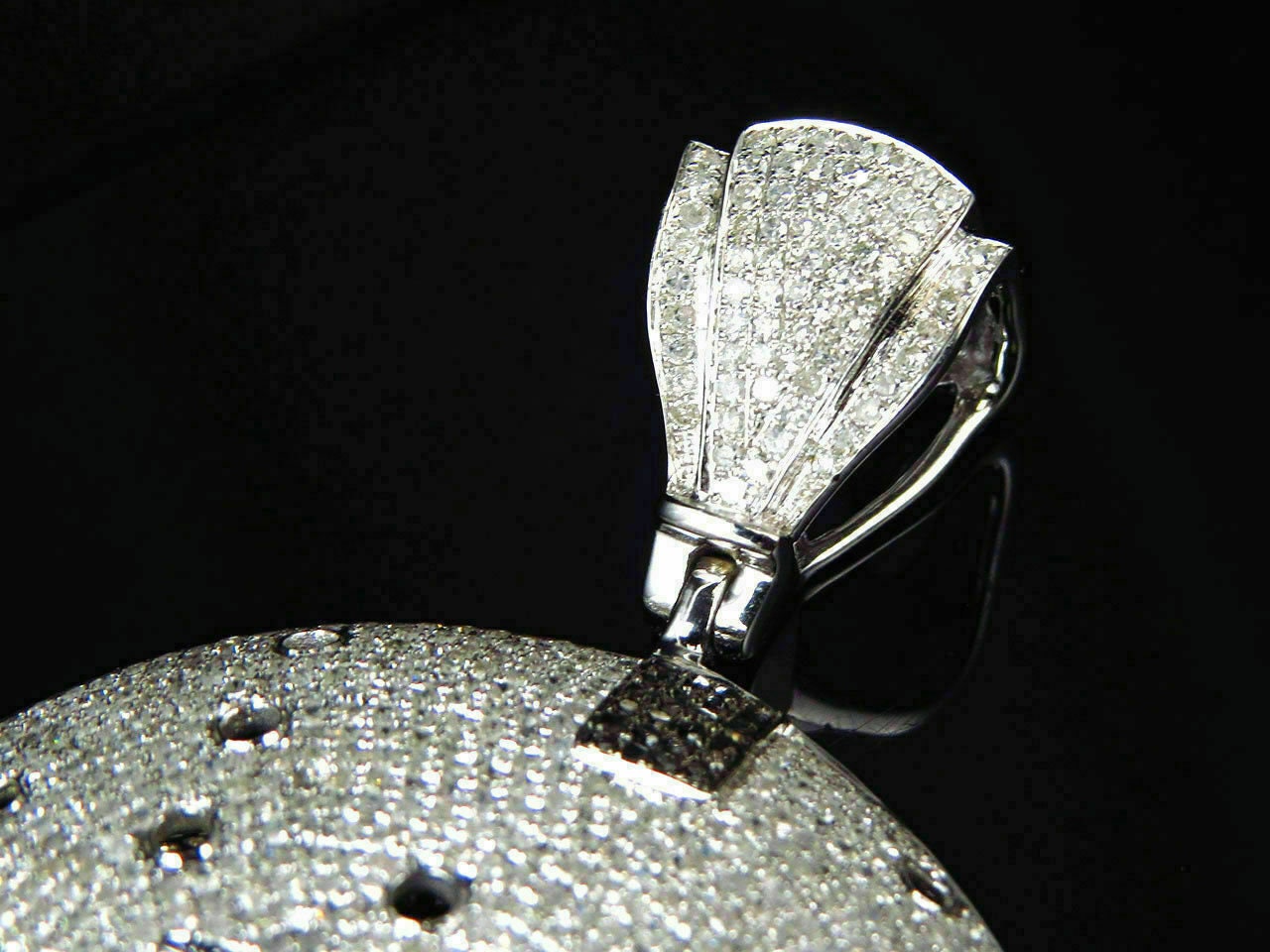 Fully Iced Out Diamond Jason Mask Pendant 925 Sterling Silver Etsy