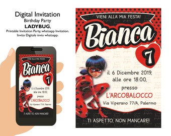 Miraculous Ladybug Invitations Etsy Miraculous Ladybug Invitations Etsy