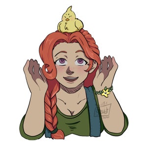 Leah from Stardew Valley Print