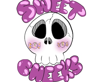 SweetCheeks Sticker
