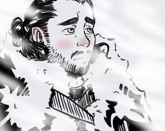 Jon Snow print