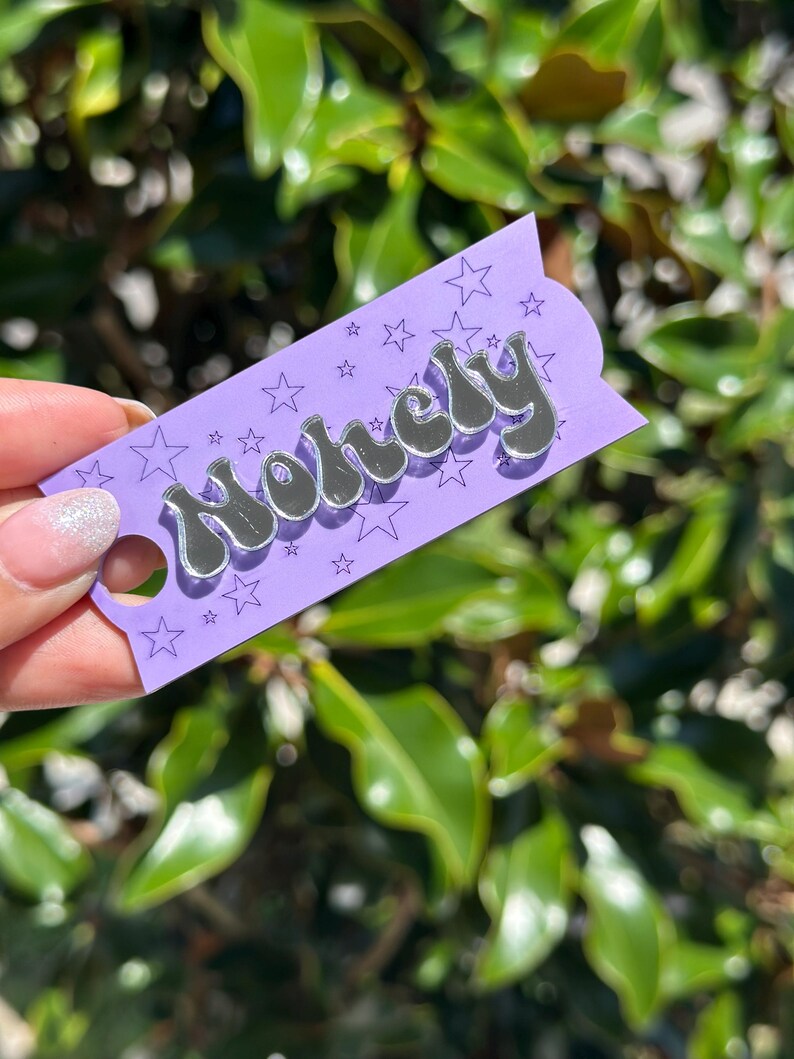 Stars Name Plate Tumbler Topper Tags Personalized Name Plates Acrylic
