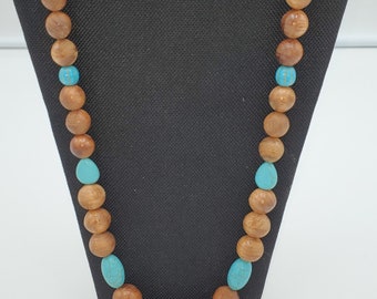 Sinker Mesquite Wood Necklace Pure Wood Pendant Necklace