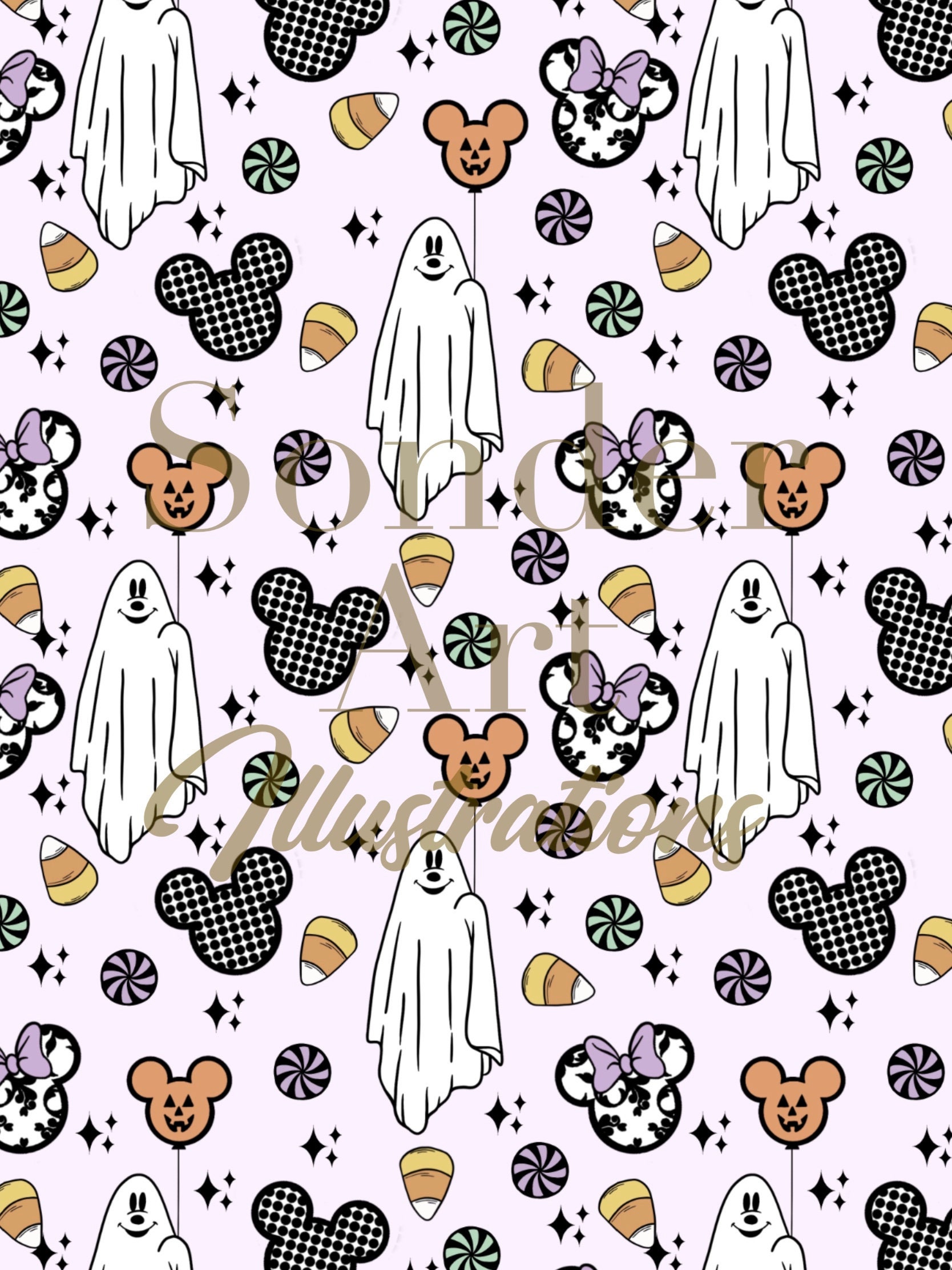 mickey-mouse-inspired-halloween-seamless-pattern-print-purple-background-etsy
