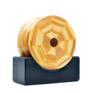 Yoyo, Hard Wood V Series Special Fixed Axle Yo-Yo - Handcrafted Vintage Toy for Kids and Adults