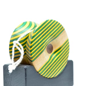 Yoyo, V Series Classic Wooden Fixed Axle Yo-Yo - Handcrafted Vintage Toy for Kids and Adults