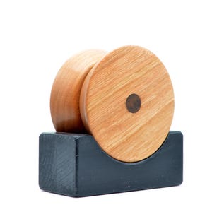 Handcrafted Black Walnut Yo-Yo: Vintage Style Fixed Axle Toy